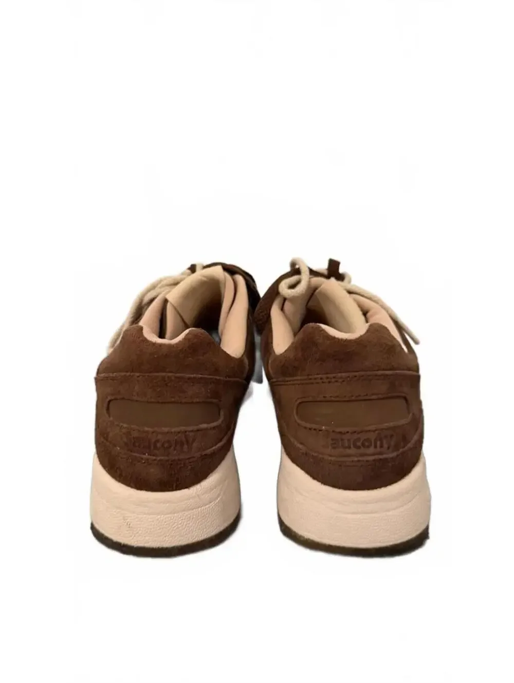 Saucony Shadow  size 8 Brown Suede Lifestyle Sneakers Shoes 6000 S70706-4